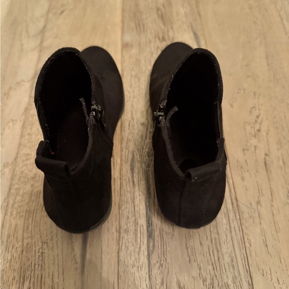 Kohls black ankle boot wedges - Picture 3 of 5